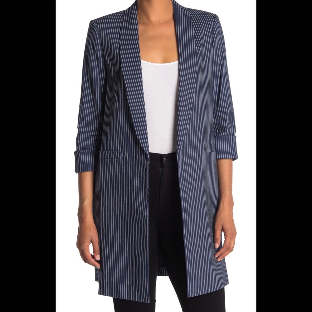 Alice + Olivia Kylie Easy Shark Collar Jacket
